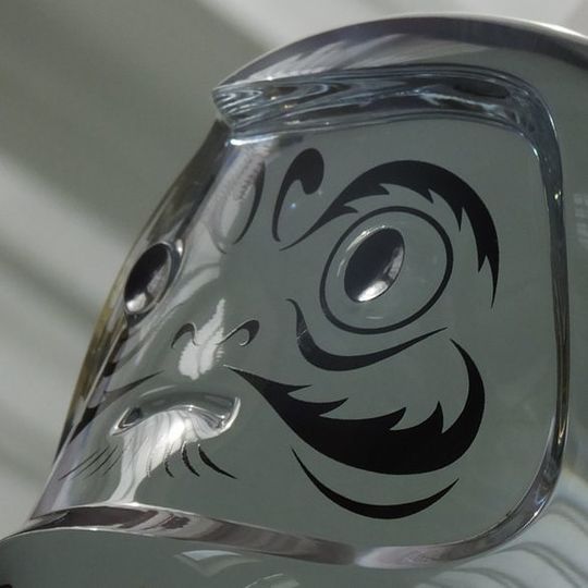 バカラ クリスタルダルマ【名入れ彫刻対応】就任祝い・開業記念・法人