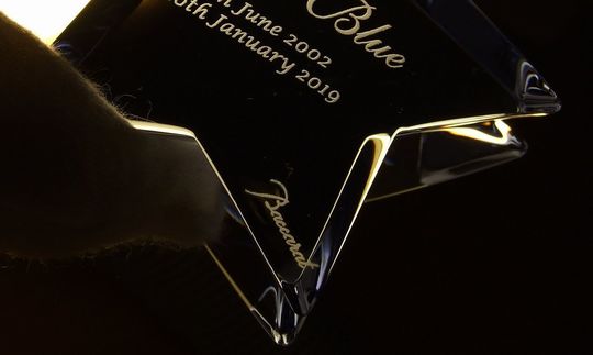 【新品 未使用】  バカラ ザンザンスター バカラ（Baccarat） ザンザンスター ZINZIN クリアL 9cm 星 クリスタル