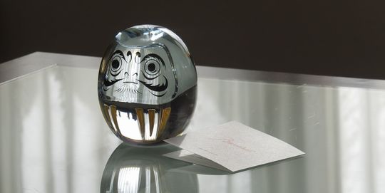 箱付き　バカラ　クリスタル　置物　オブジェ　小物入れ　天秤　no.105 Baccarat - 箱付き バカラ クリスタル 置物 オブジェ 小物入れ