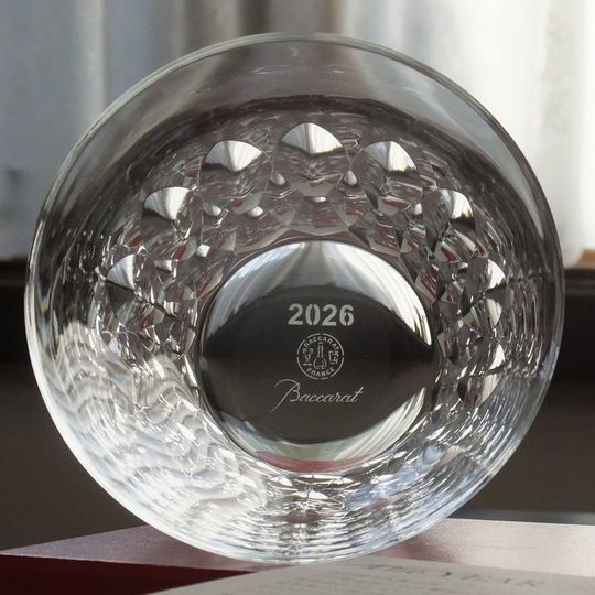 2026年限定】バカラ ダリアタンブラー2026 名入れ彫刻ギフト｜還暦祝い