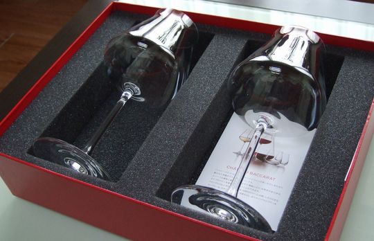 バカラペアワイングラスへ名入れ【シャトーバカラS】オーダーメイドの 