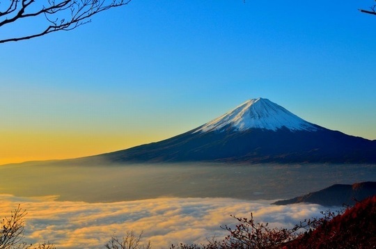 雄大な富士山の風景｜名入れ富士山グラスのデザインモチーフ
