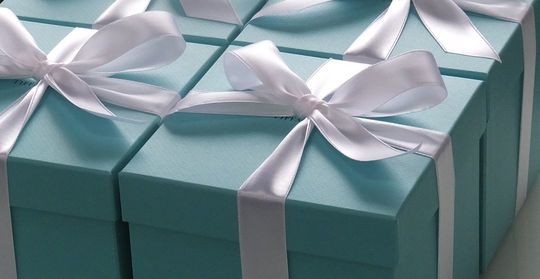 【未使用品】ティファニー　クリスタルのリボンボックス Tiffany & Co. - 【未使用品】ティファニー クリスタルのリボン